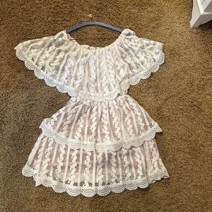 Show me your MuMu white lace dress